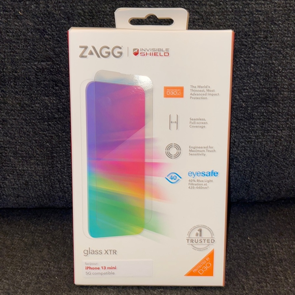 Brand New Zagg screen protector for iPhone 13 mini